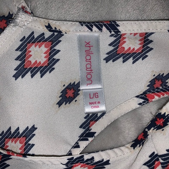 Aztec Pattern Tank Top - Picture 3 of 3